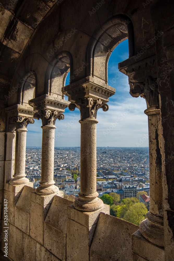 Obraz premium Paris From Sacre Ceur
