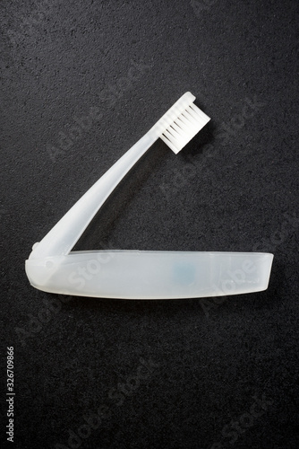 Εκτύπωση καμβά Toothbrush on a table