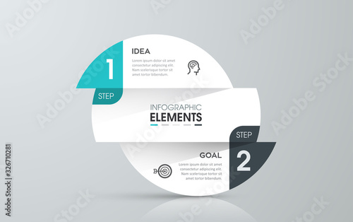 Vector infographic template