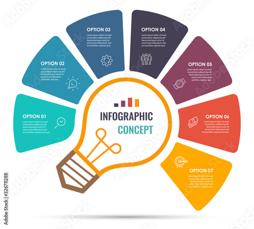 Vector infographic template