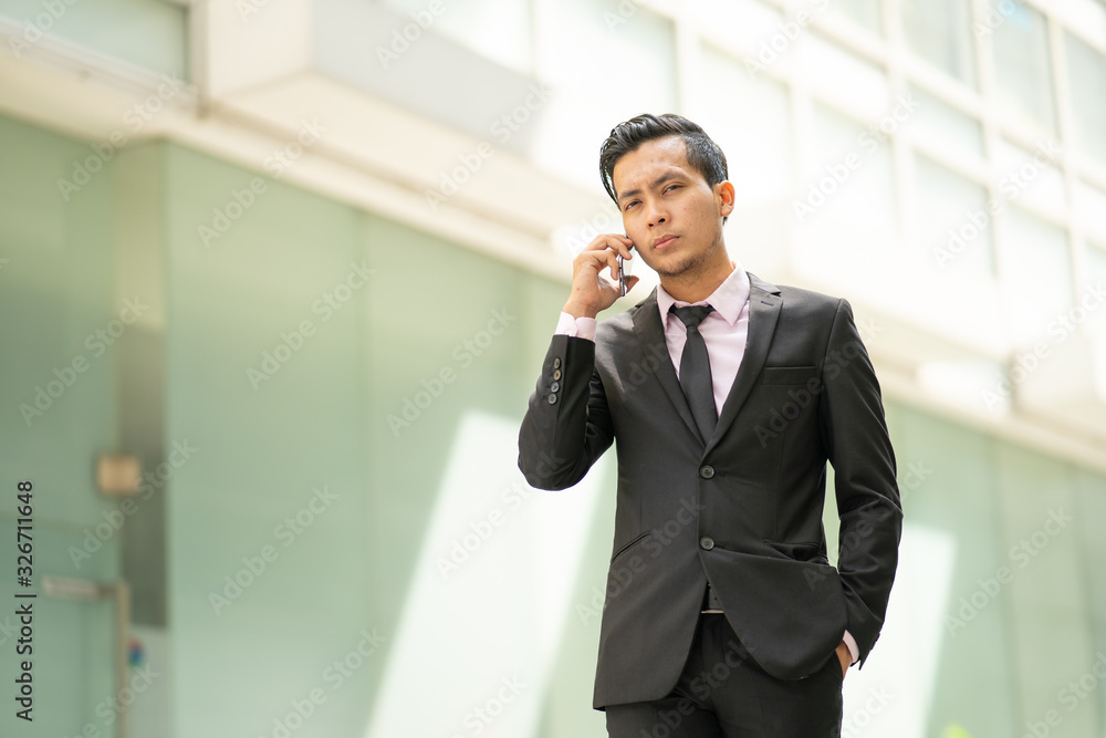 Businessman staff portrait with natural lighting Businessman staff portrait with natural lighting