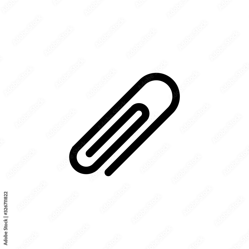 paper clip icon vector template paper clip icon vector template
