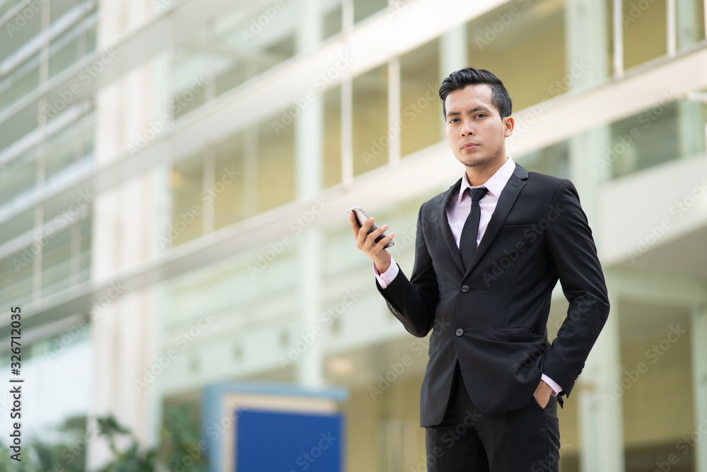 Businessman staff portrait with natural lighting Businessman staff portrait with natural lighting