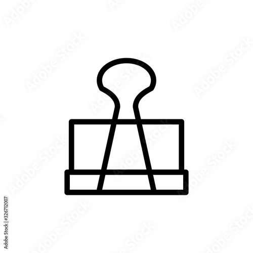 paper clip icon vector template