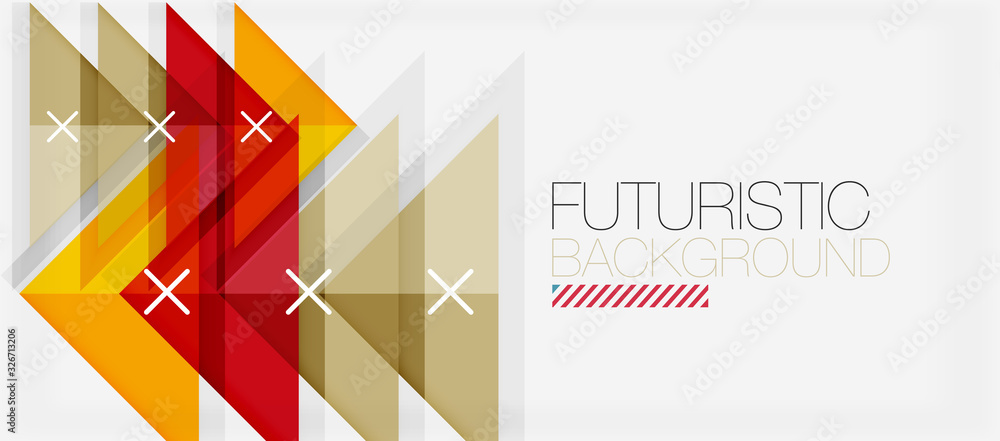 Abstract background, geometric business multicolored paper infographic - triangle frames for text, icons or graphics on light background with copyspace. Vector Illustration For Wallpaper, Banner Abstract background, geometric business multicolored paper infographic - triangle frames for text, icons or graphics on light background with copyspace. Vector Illustration For Wallpaper, Banner