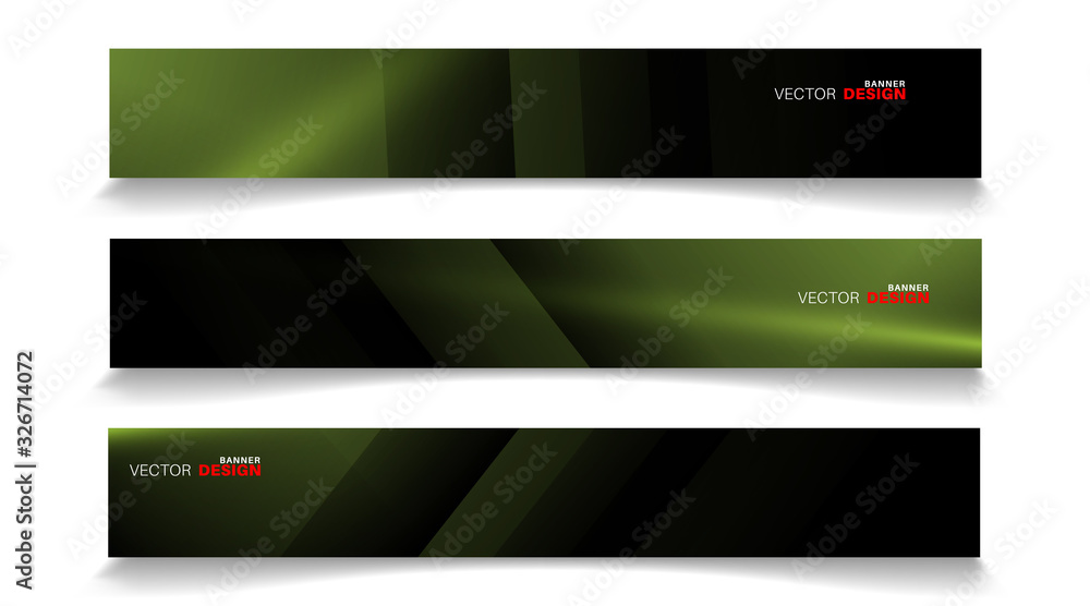 set banner abstract background . vector editable for your design set banner abstract background . vector editable for your design