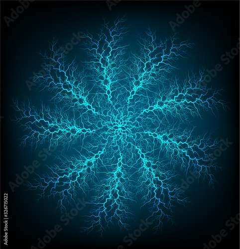 Blue eye cyber circuit future technology concept background