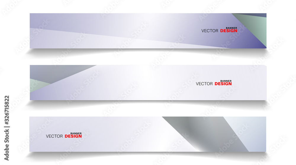 set banner abstract background . vector editable for your design