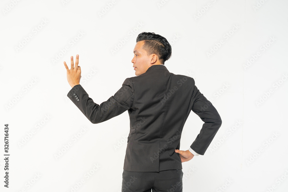 Businessman potrait with white background Businessman potrait with white background