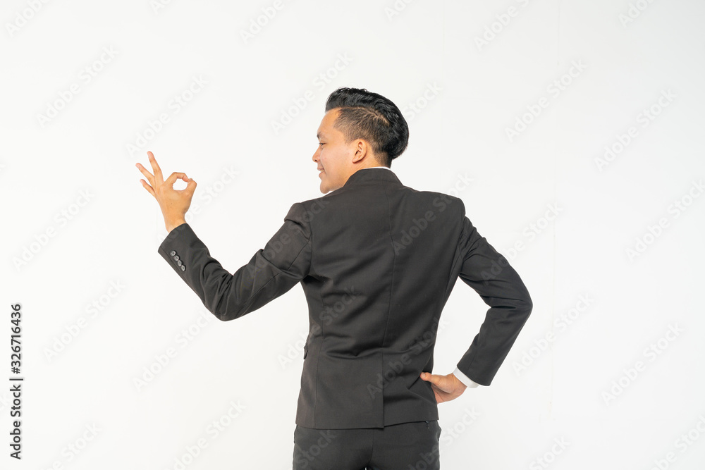 Businessman potrait with white background Businessman potrait with white background