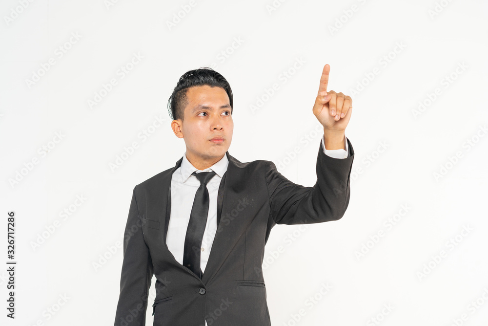 Businessman potrait with white background Businessman potrait with white background