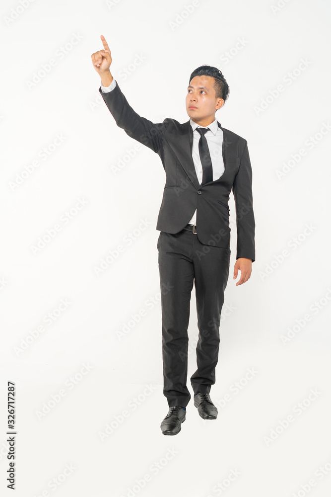 Businessman potrait with white background Businessman potrait with white background