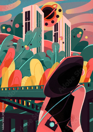 Photography Tokyo sunset