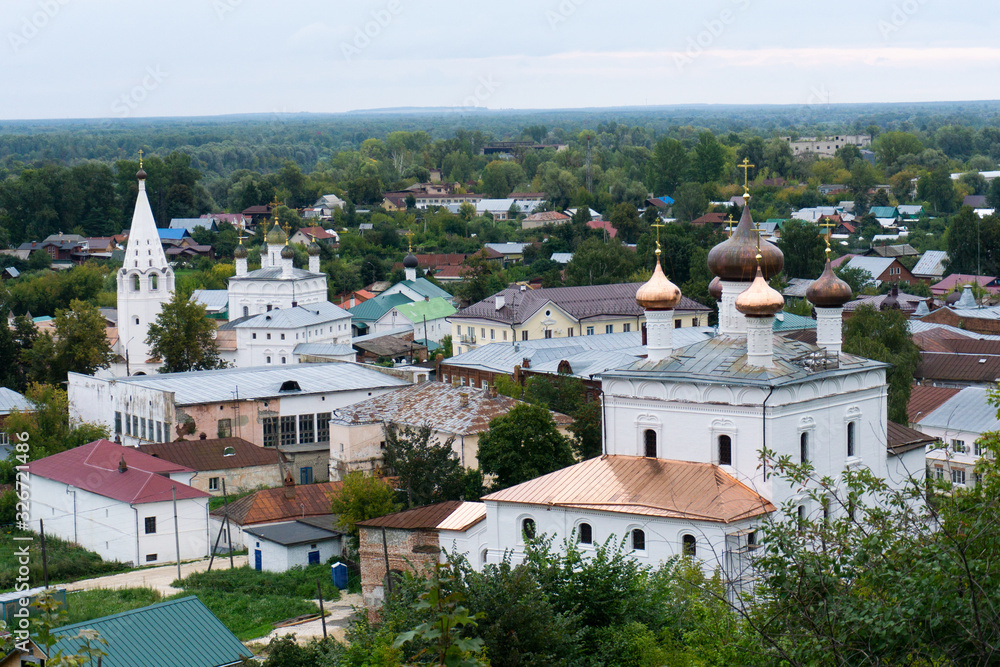 view of Gorokhovets from the observation deck