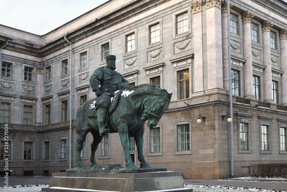 Monument to Emperor Alexander III, St Petersburg, Russia