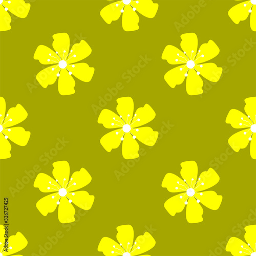 abstract floral background with flowers