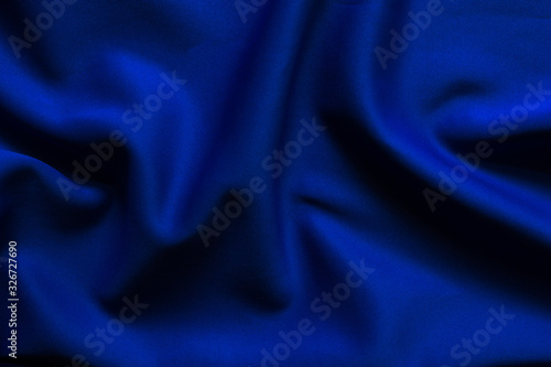 Blue luxury cloth background and texture. Minimalist Phantom blue 2020 Trend