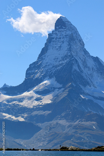 Matterhorn im Kanton Wallis. Schweiz