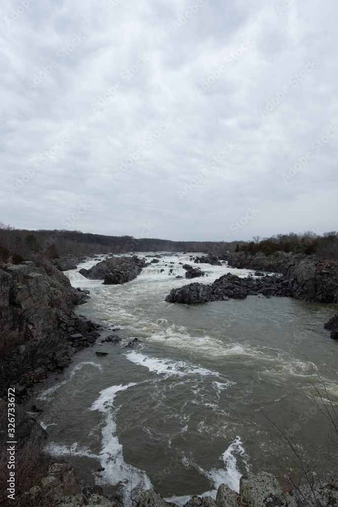 Potomac River Rapids, Great Falls, Virginia, United States of America