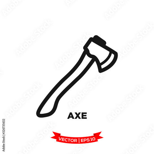 axes vector icon in trendy flat style 