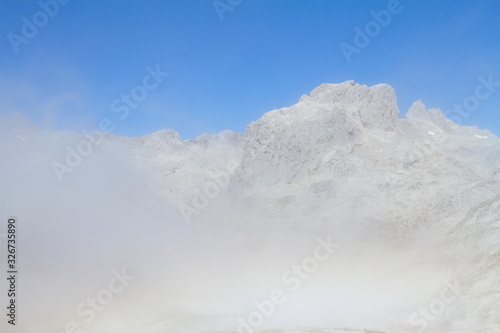 Wallpaper Mural Picos de Europa, Spain; Aug. 04, 2015. The Picos de Europa National Park is located in the Cantabrian Mountains, between the provinces of Asturias, León and Cantabria. Torontodigital.ca