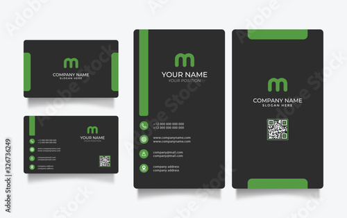 creative modern name card and business card