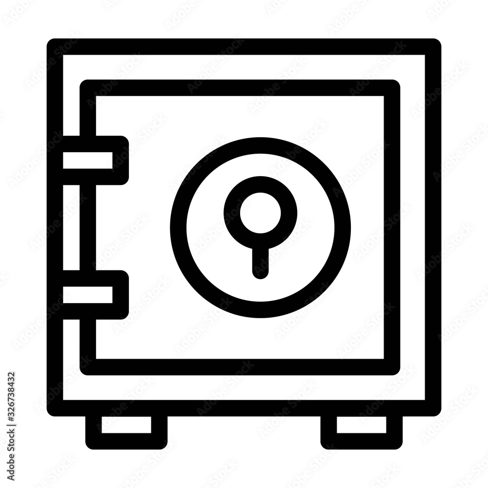 Safe box icon. Bank vault symbol. Money, cash locker sign. Safe box icon. Bank vault symbol. Money, cash locker sign.