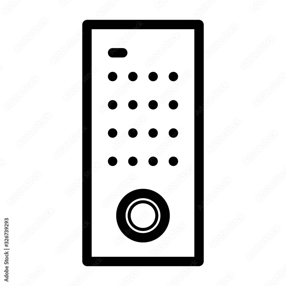 Remote control icon. Tv remote, air conditioner controller icon. Remote control icon. Tv remote, air conditioner controller icon.