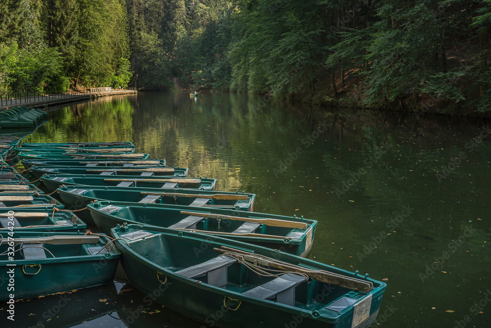 Obraz premium Sächsische Schweiz, Amselsee