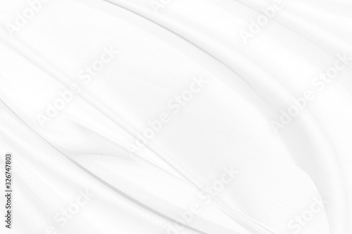 beauty abstract texttile line on soft white fabric background