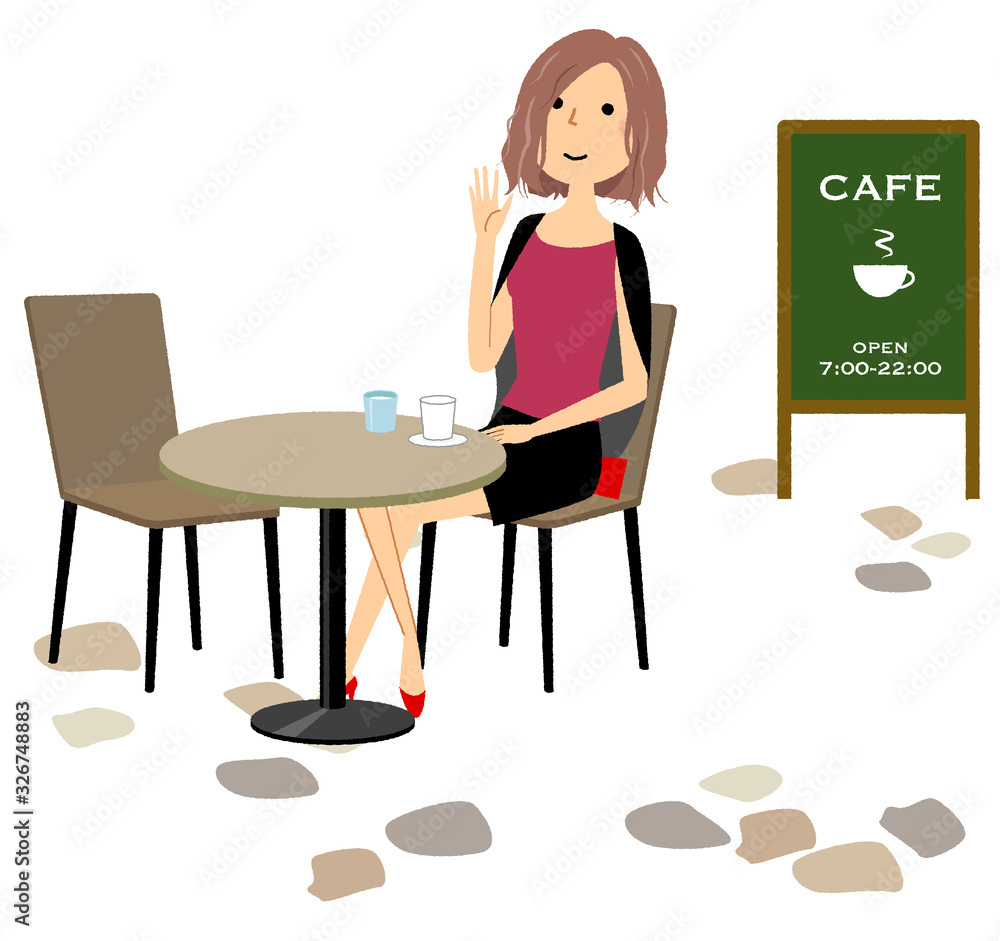 若い女性 カフェ 待ち合わせ 若い女性 カフェ 待ち合わせ