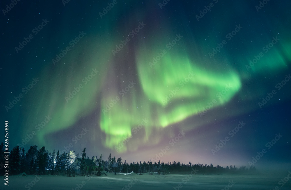 Aurora borealis Northern Lights North