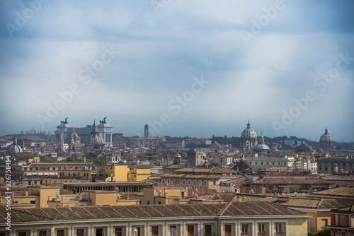 Rome. Italy10.19.2015.Panoramic view of Rome from the Vatican