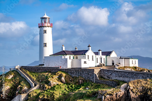 Fanad Head Lighthouse at Fanad Point in County Donegal  Republic of Ireland