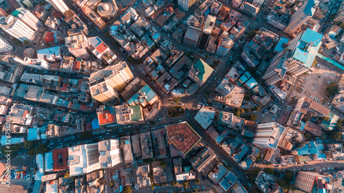 aerial view of the haven of peace, city of Dar es Salaam