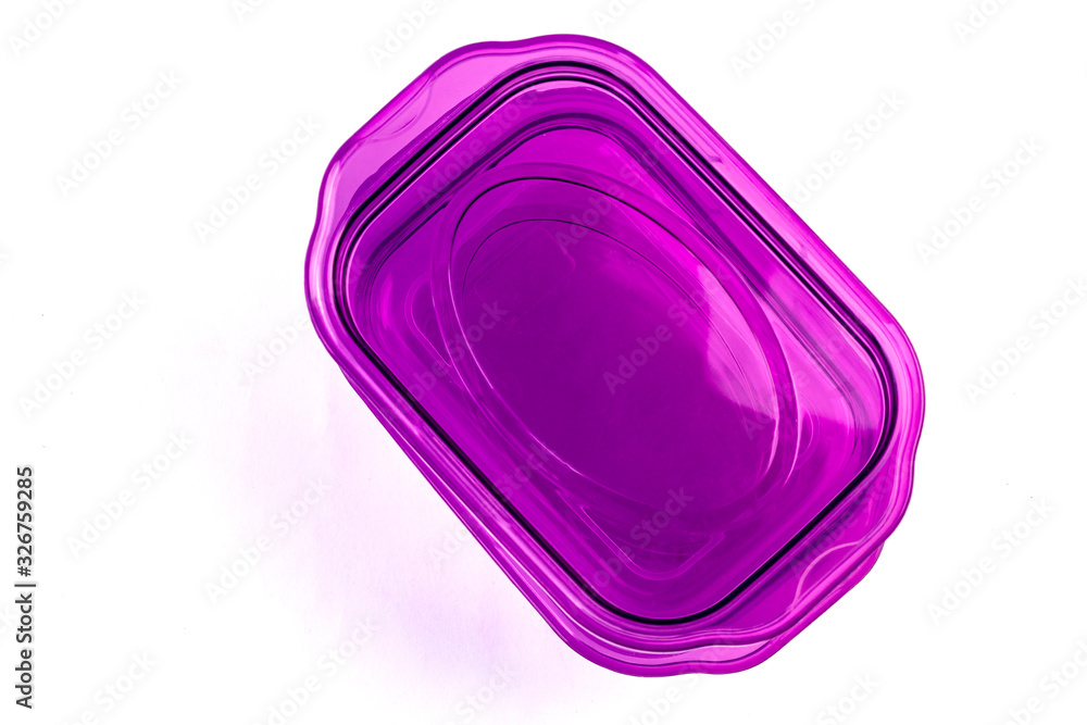 plastic lunch box for poison. Close-up. On white background. There is no isolation plastic lunch box for poison. Close-up. On white background. There is no isolation