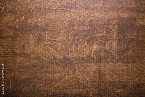 Billede på lærred Dark brown tabletop