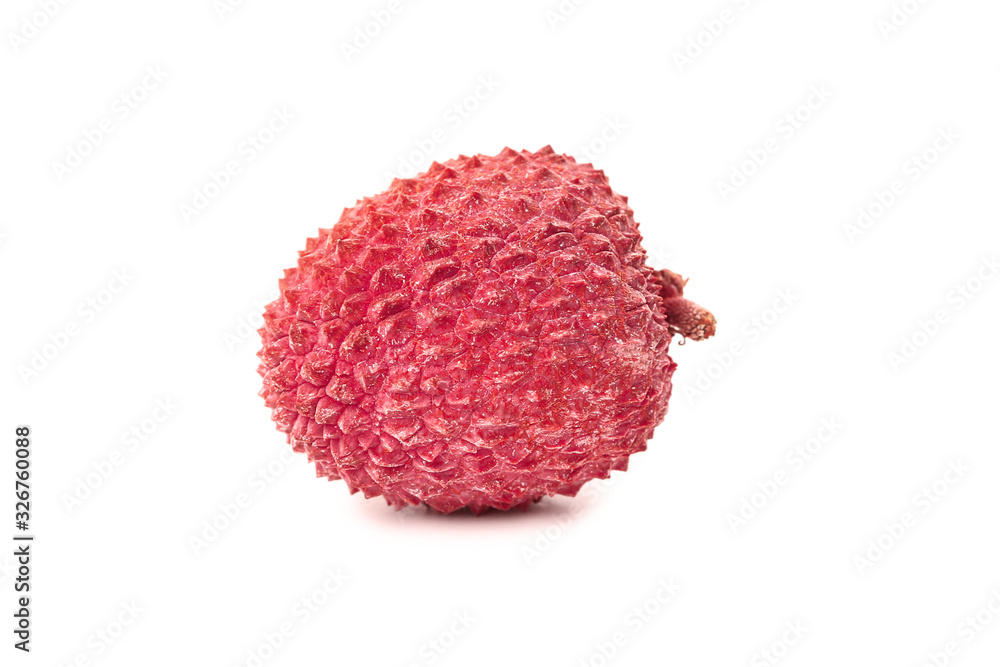 Tasty lychee isolated on white background Tasty lychee isolated on white background