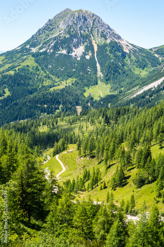 Rotelstein mountain (2247m) in Styria in Austria. photo