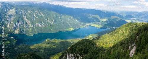 Lake Bohinj in Slovenia.