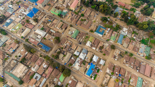 aerial view of the morogoro town