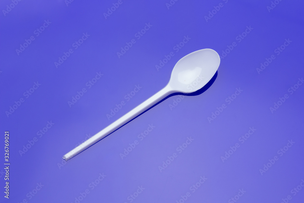 white and plastic food cutlery white and plastic food cutlery
