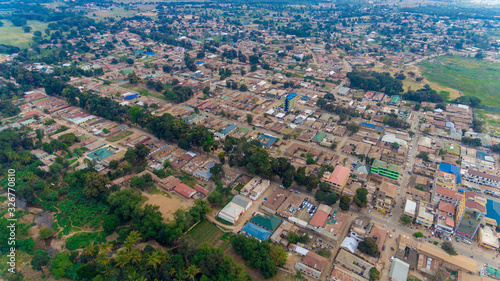 aerial view of the morogoro town © STORYTELLER