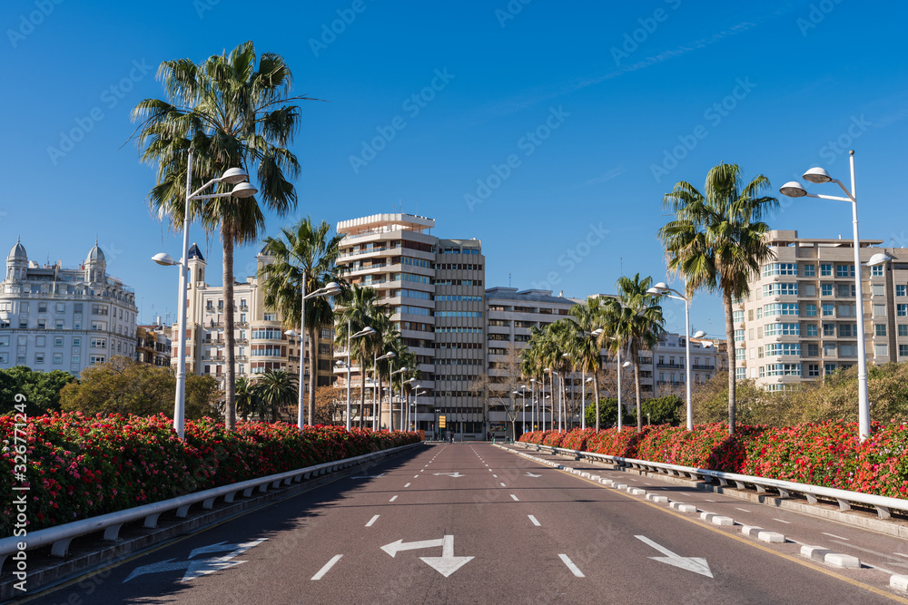 Obraz premium Valencia – Puente de las Flores Bridge, Spain