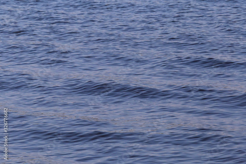 abstract natural background: blue waves of river