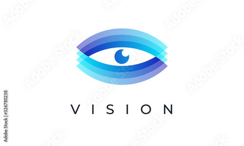 Vision Abstract Eye Logo