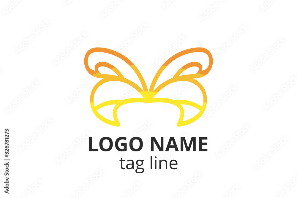 butterfly logo butterfly logo