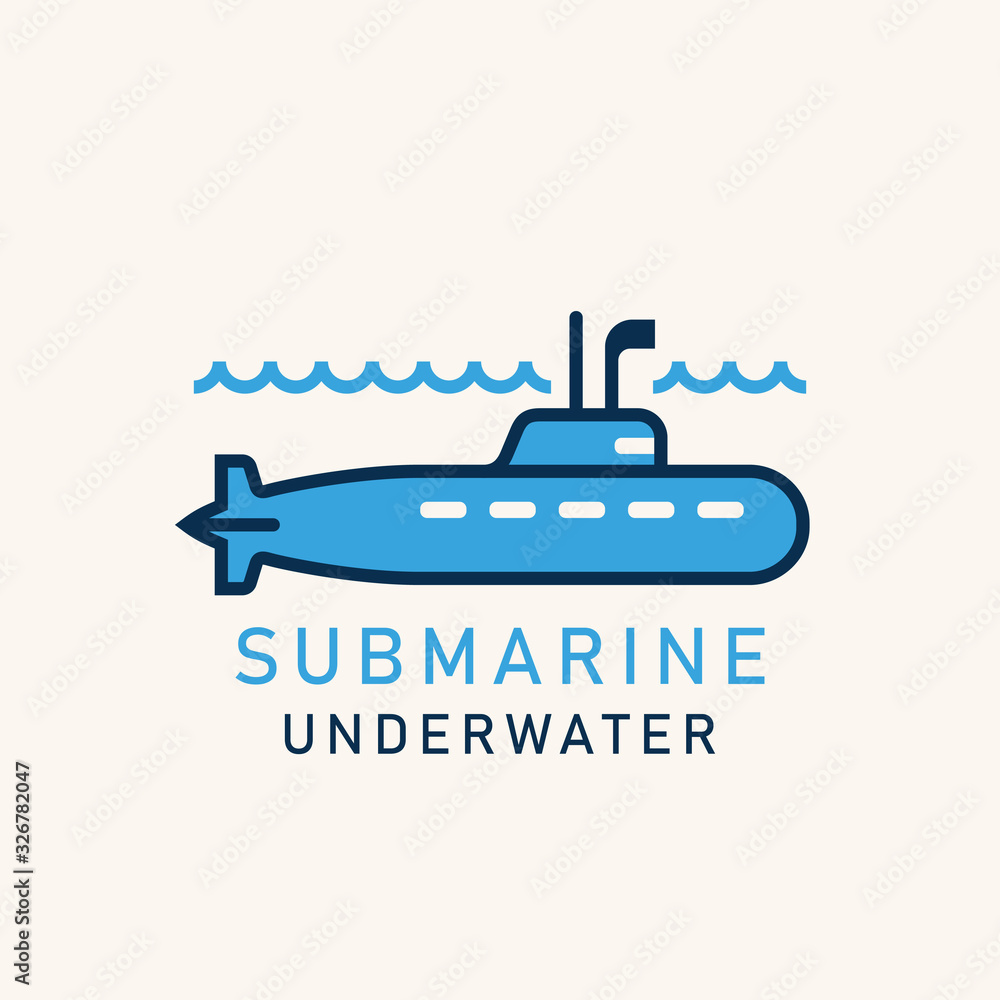 Obraz premium submarine with a periscope