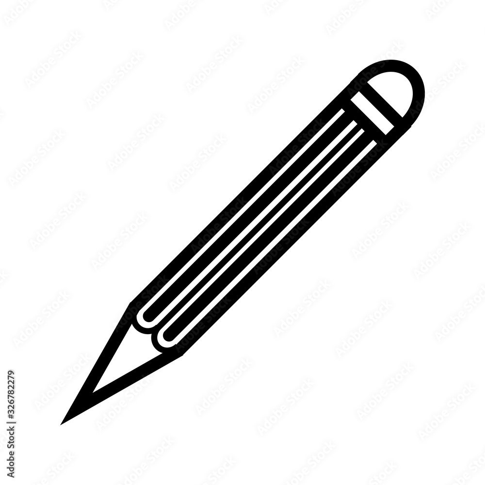 pencil icon vector template pencil icon vector template