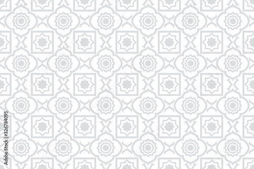 Seamless pattern with abstract geomatric vector